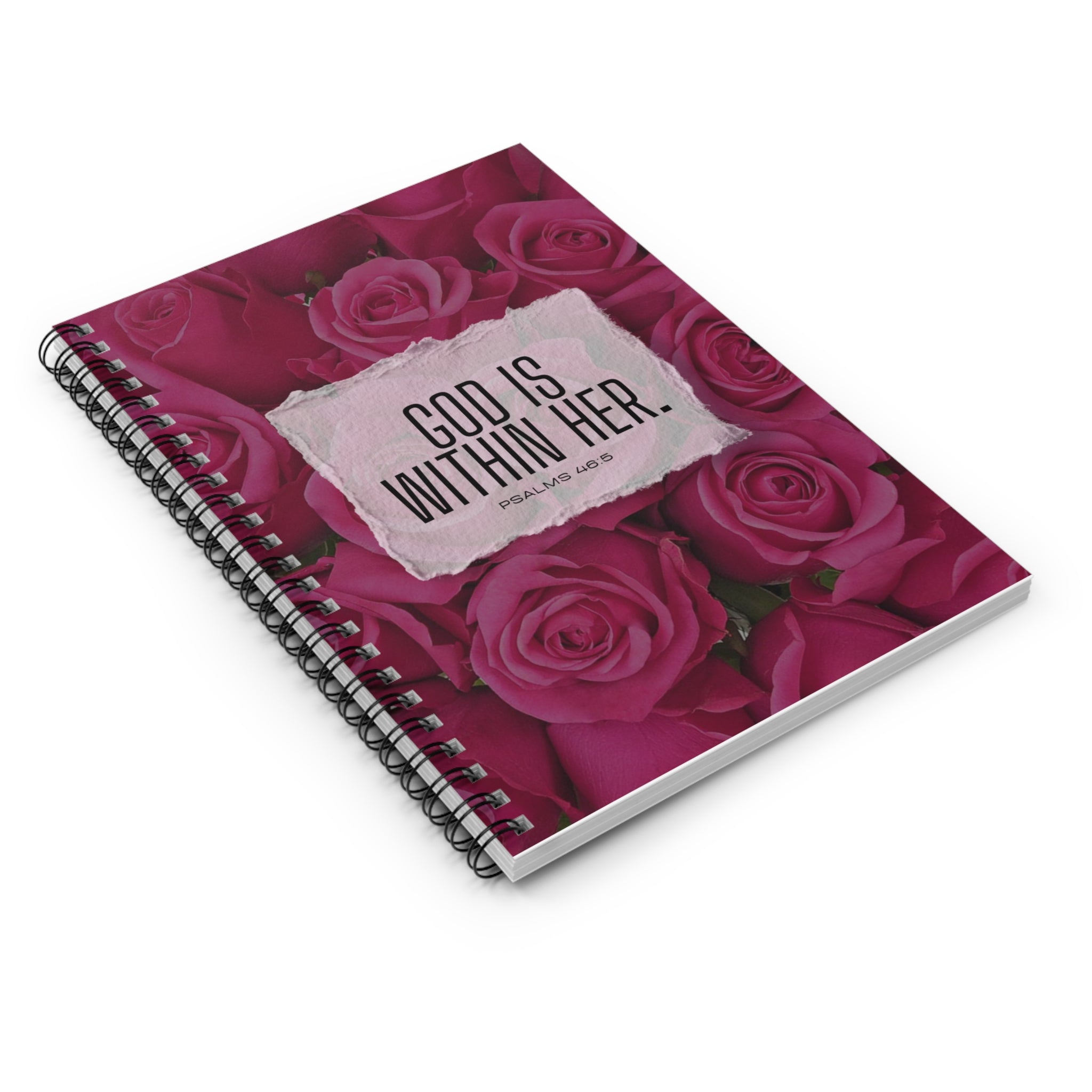 God is within her-Spiral Notebook