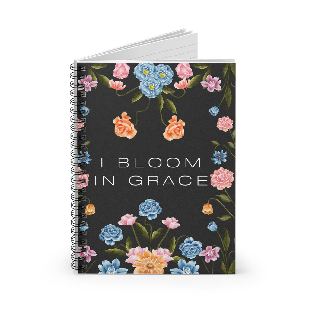 I Bloom in Grace-Spiral Notebook