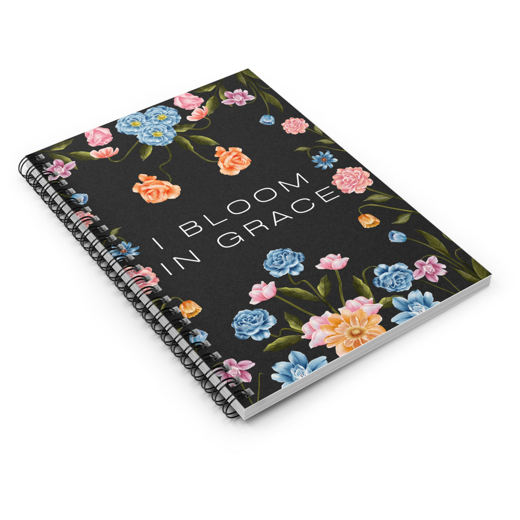 I Bloom in Grace-Spiral Notebook