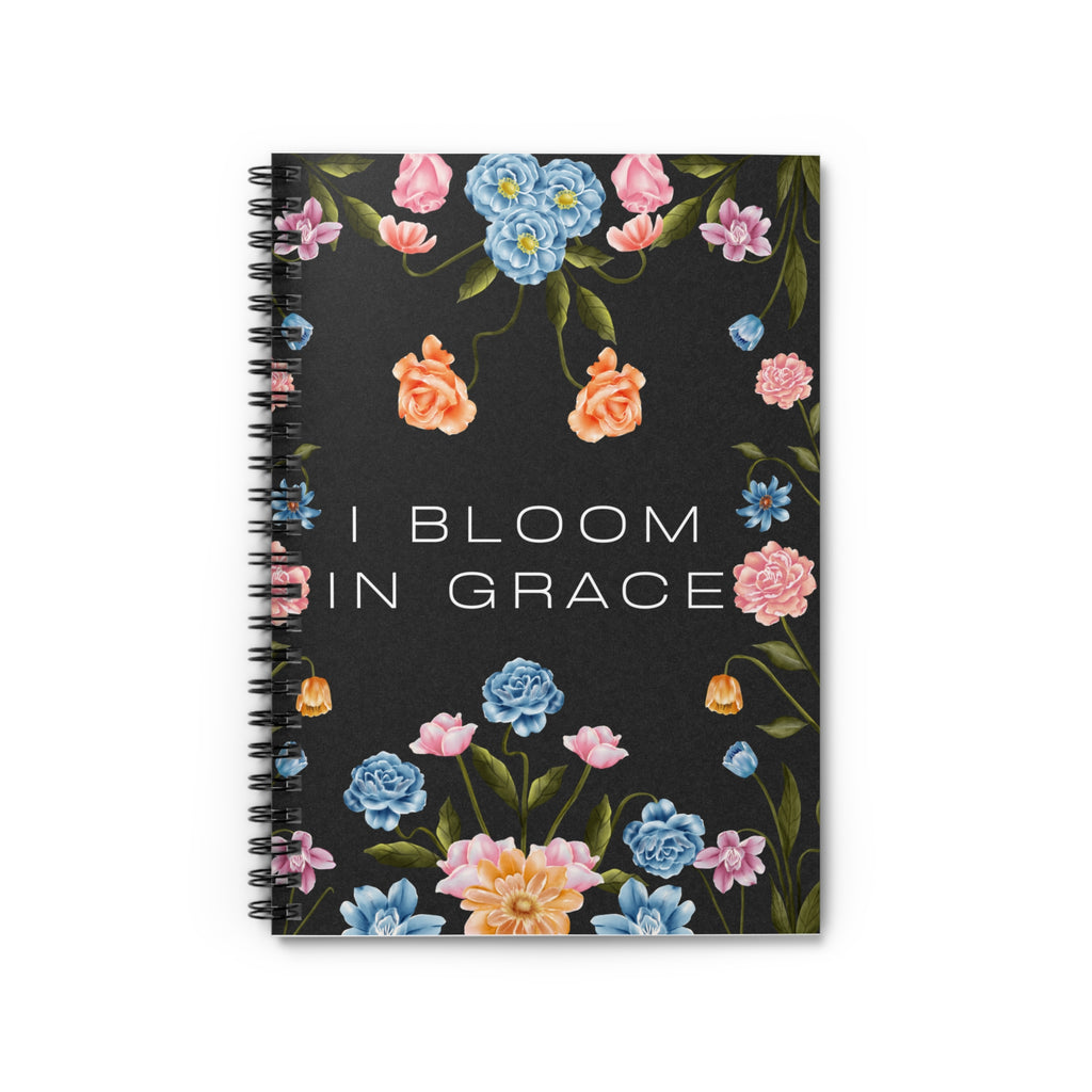 I Bloom in Grace-Spiral Notebook